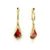 Jolanda Earrings - Garnet C.z.