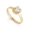 Ring Sparkling - zircon stones