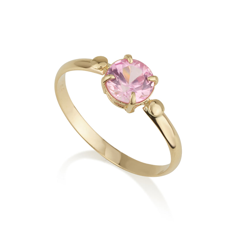 Ring Round - Pink Spinel