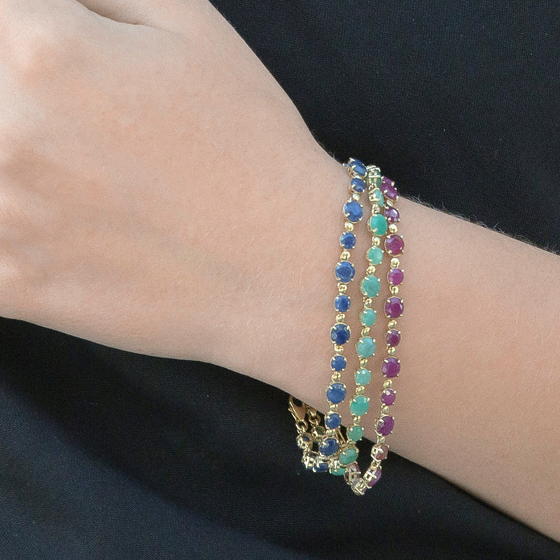 Amadora Bracelet - Natural Ruby