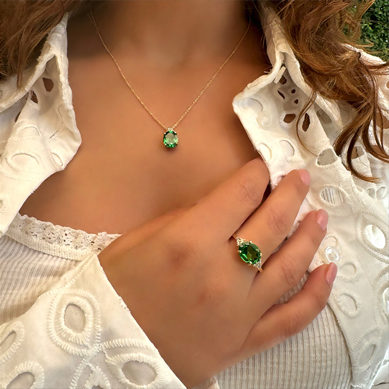 Patrizia Oval Ring - Emerald Spinel