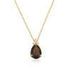 Patrizia Drop Necklace - Smoky