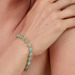Amadora Bracelet - Natural Emerald