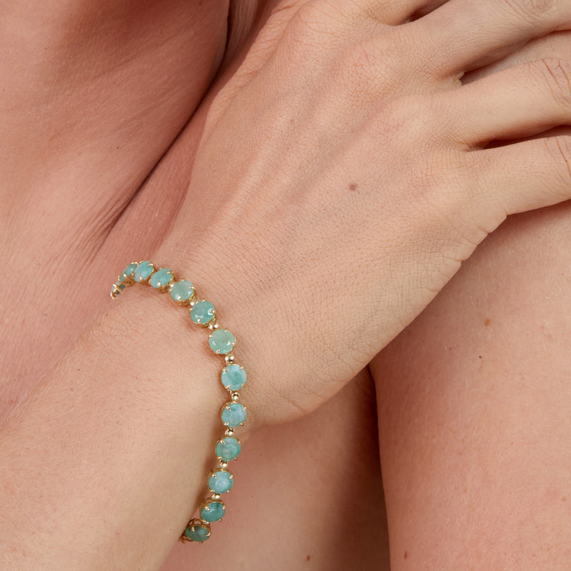 Amadora Bracelet - Natural Emerald