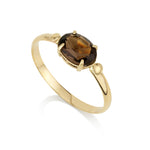 Oval Ring - Smoky