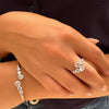 Ring Sparkling - zircon stones