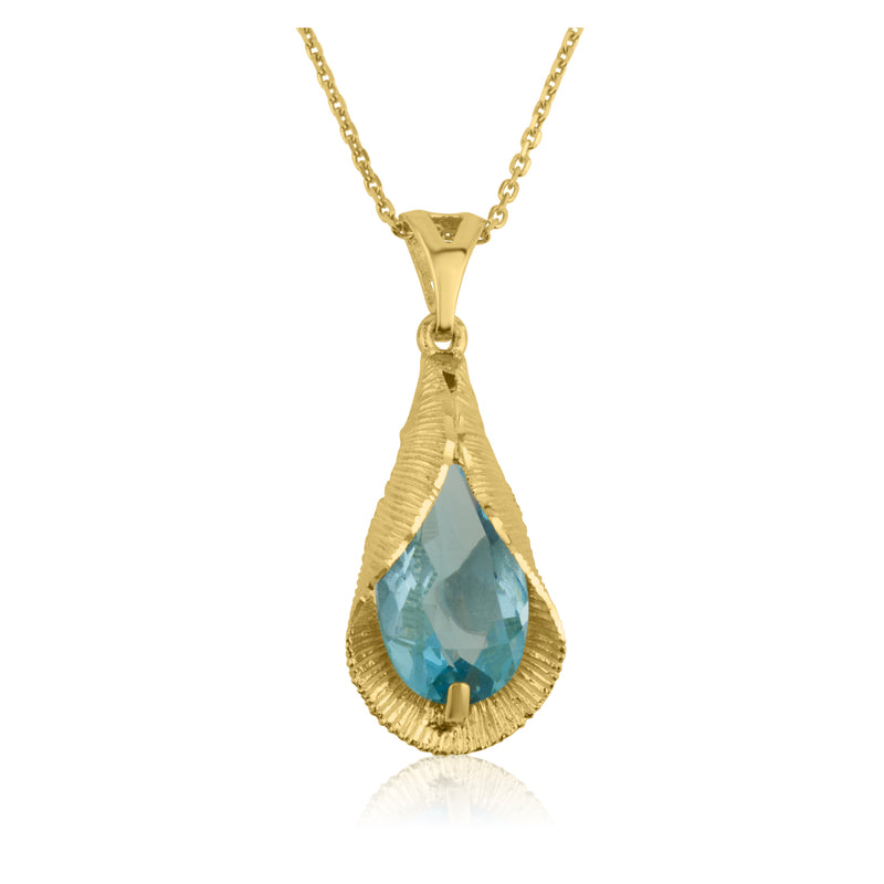 Jolanda Necklace - Blue Topaz