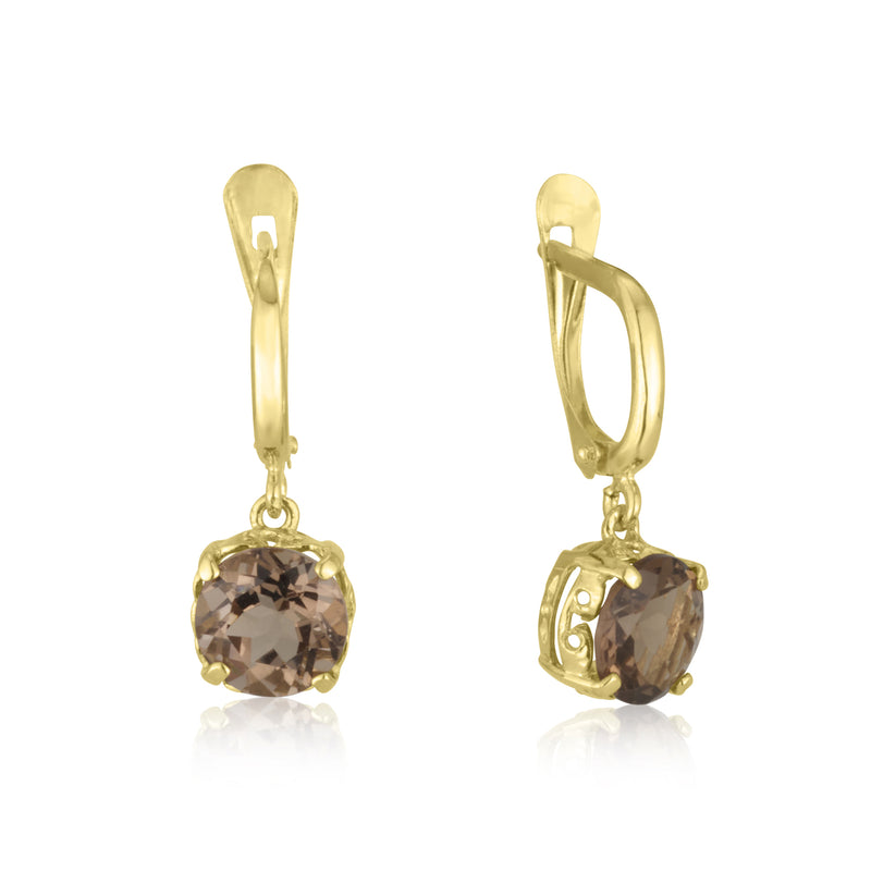 Amadora Short Earrings - Smoky