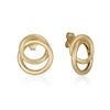 Earrings - Round Cross Studs