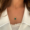 Patrizia Round Necklace - Emerald Spinel