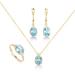Patrizia Oval  Ring - Blue Topaz