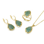 Sandrino Necklace - Natural Emerald