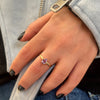 Drop Ring - Amethyst