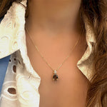 Patrizia Drop Necklace - Smoky
