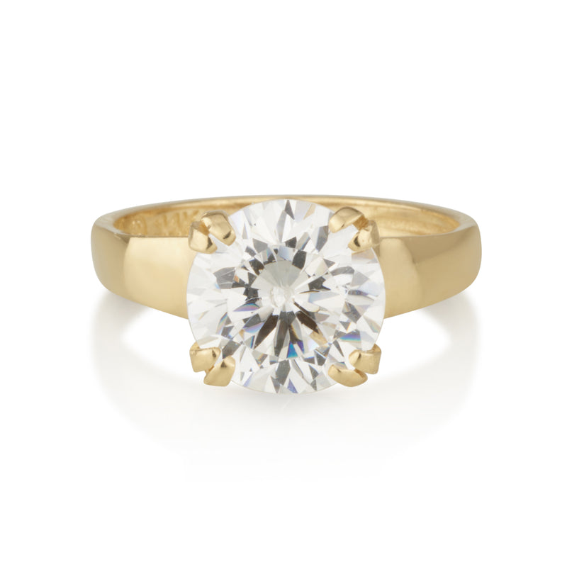 Ring Sparkling - zircon stones
