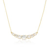 Necklace Sparkling - Seven zircon stones