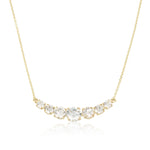 Necklace Sparkling - Seven zircon stones
