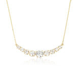 Necklace Sparkling - Nine zircon stones