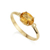 Oval Ring - Citrine