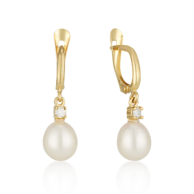 Serena - Dangling Earrings Pear