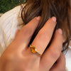 Oval Ring - Citrine