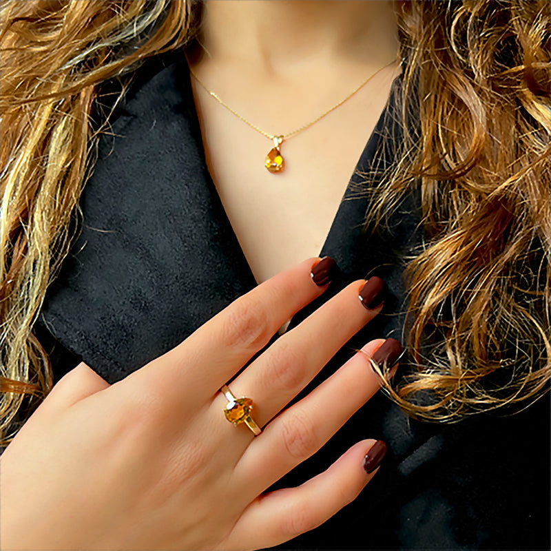 Ala Ring - Citrine