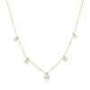 Necklace Sparkling - Five zircon stones