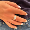 Ring Sparkling - zircon stones