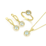 Vitalia Necklace - Blue Topaz