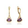 Jolanda Small Earrings - Amethyst