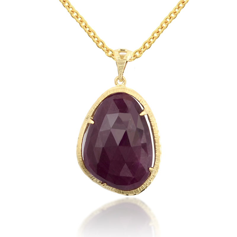 Sandrino Necklace - Natural Ruby
