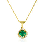 Vitalia Necklace - Emerald Spinel
