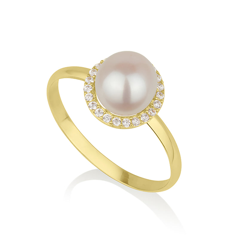 Gioia Big Ring - Pearl