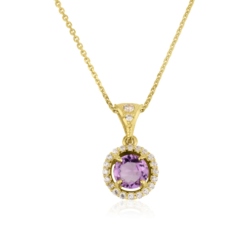 Vitalia Necklace - Amethyst