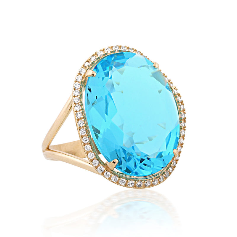  Raena Ring - Blue topaz