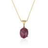Santino Necklace - Natural Ruby
