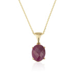 Santino Necklace - Natural Ruby
