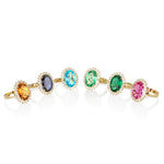 Allegra Oval Ring - Citrine