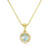 Vitalia Necklace - Blue Topaz