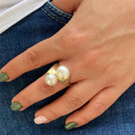 Anata - Stalactite Ring Pearl