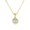 Vitalia Necklace - Blue Topaz