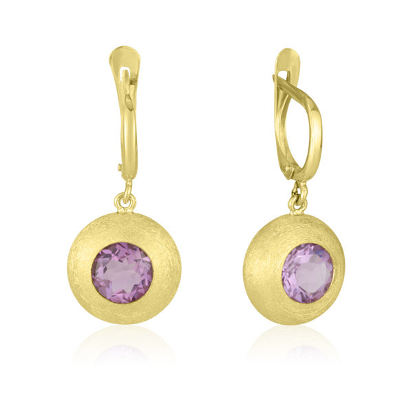 Norah Earrings - Amethyst
