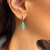 Vero Earrings - Natural Emerald