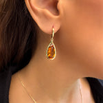 Mea Earrings - Citrine
