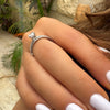 Ring Sparkling - zircon stones
