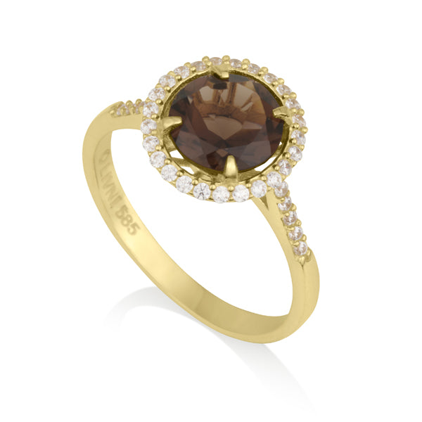 Vitalia - Round Ring Smoky