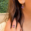 Amadora Oval Ring - Amethyst