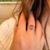 Amadora Oval Ring - Amethyst