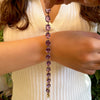 Amadora Oval Bracelet - Amethyst