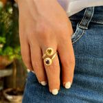 Norah Ring - Amethyst and Citrine